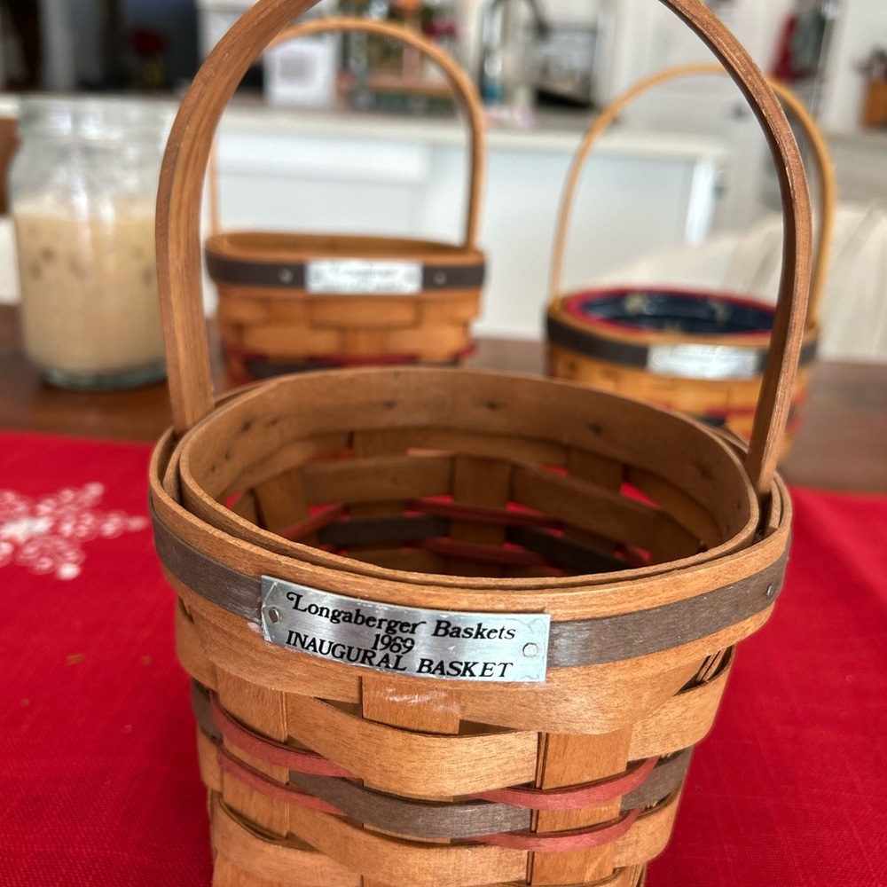 Longaberger Vintage 1989 Inaugural Basket